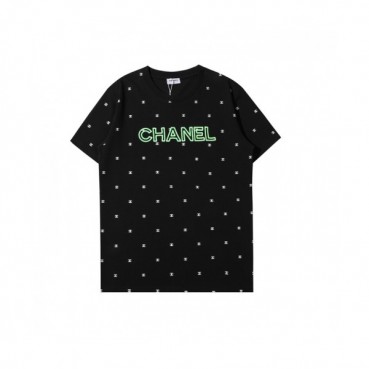 [샤넬]Chanel 2021 Mm/Wm 'CC' Logo Cotton Short Sleeved Tshirts - 샤넬 2021 남/녀 'CC'로고 코튼 반팔티 Cnl0661x.Size(s 