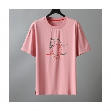 [에르메스]Hermes 2021 Mens Crew-neck Short Sleeved Tshirts 