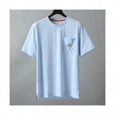 [에르메스]Hermes 2021 Mens Crew-neck Short Sleeved Tshirts 