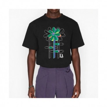 [디올]Dior 2021 Mm/Wm Casual Crew-neck Short Sleeved Tshirts 