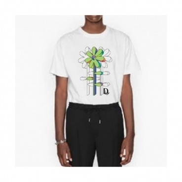[디올]Dior 2021 Mm/Wm Casual Crew-neck Short Sleeved Tshirts 
