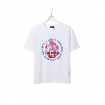 [발렌시아가]Balenciaga 2021 Mm/Wm Logo Cotton Short Sleeved Tshirts - 발렌시아가 2021 남/녀 로고 코튼 반팔티 Bal0942x.Size(xs 