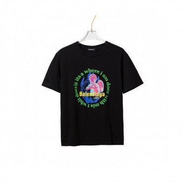 [발렌시아가]Balenciaga 2021 Mm/Wm Logo Cotton Short Sleeved Tshirts - 발렌시아가 2021 남/녀 로고 코튼 반팔티 Bal0941x.Size(xs 