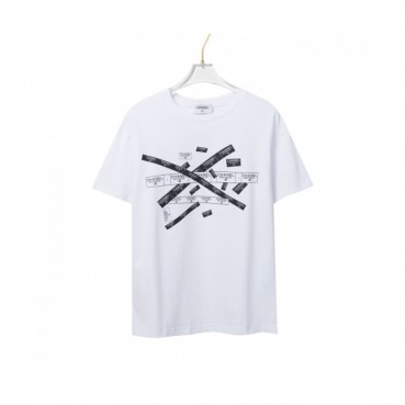 [샤넬]Chanel 2021 Mm/Wm 'CC' Logo Cotton Short Sleeved Tshirts - 샤넬 2021 남/녀 'CC'로고 코튼 반팔티 Cnl0659x.Size(xs 