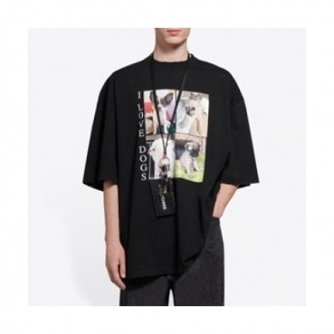 [발렌시아가]Balenciaga 2021 Mm/Wm Logo Cotton Short Sleeved Tshirts - 발렌시아가 2021 남/녀 로고 코튼 반팔티 Bal0938x.Size(xs 