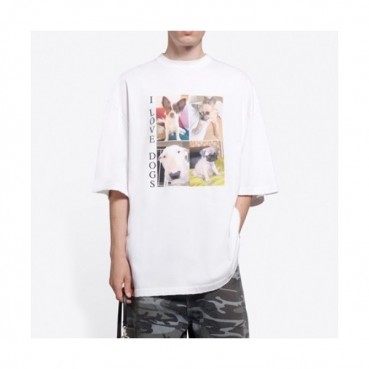 [발렌시아가]Balenciaga 2021 Mm/Wm Logo Cotton Short Sleeved Tshirts - 발렌시아가 2021 남/녀 로고 코튼 반팔티 Bal0937x.Size(xs 