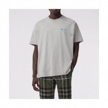 [버버리]Burberry 2021 Mm/Wm Logo Cotton Short Sleeved Tshirts - 버버리 2021 남/녀 로고 코튼 반팔티 Bur03658x.Size(s 