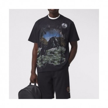 [버버리]Burberry 2020 Mm/Wm Logo Cotton Short Sleeved Tshirts - 버버리 2020 남/녀 로고 코튼 반팔티 Bur03656x.Size(s 