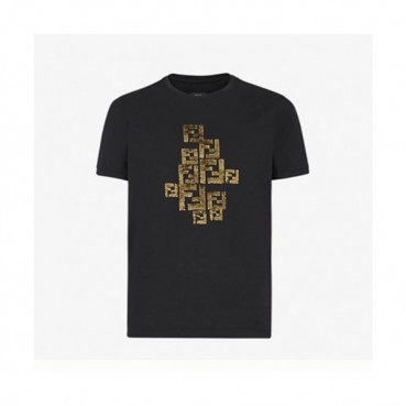 [펜디]Fendi 2021 Mens Logo Casual Short Sleeved Tshirts - 펜디 2021 남성 로고 캐쥬얼 코튼 반팔티 Fen0932x.Size(s 
