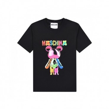 [모스키노]Moschino 2021 Mm/Wm Logo Cotton Short Sleeved Tshirts - 모스키노 2021 남/녀 로고 코튼 반팔티 Mos0134x.Size(s 
