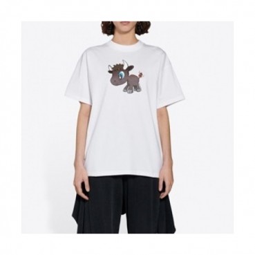 [발렌시아가]Balenciaga 2021 Mm/Wm Logo Cotton Short Sleeved Tshirts - 발렌시아가 2021 남/녀 로고 코튼 반팔티 Bal0936x.Size(xs 