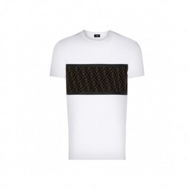 [펜디]Fendi 2021 Mens Logo Casual Short Sleeved Tshirts - 펜디 2021 남성 로고 캐쥬얼 코튼 반팔티 Fen0921x.Size(s 