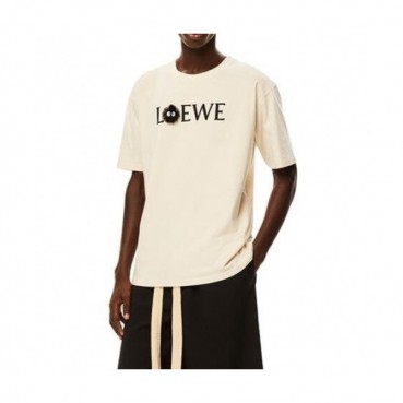 [로에베]Loewe 2021 Mm/Wm Smile Short Sleeved Tshirts - 로에베 2021 남자 스마일 실켓 반팔티 Loe0374x.Size(s 