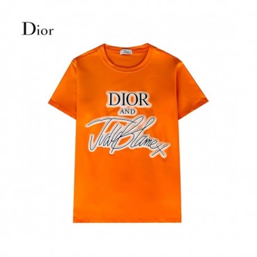 [디올]Dior 2021 Mm/Wm Casual Crew-neck Short Sleeved Tshirts 