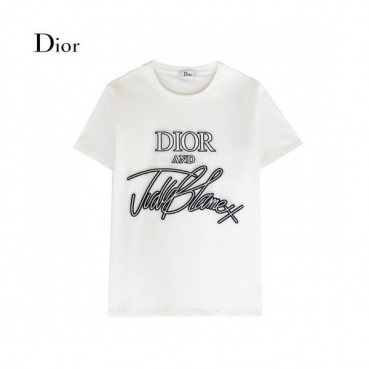 [디올]Dior 2021 Mm/Wm Casual Crew-neck Short Sleeved Tshirts 
