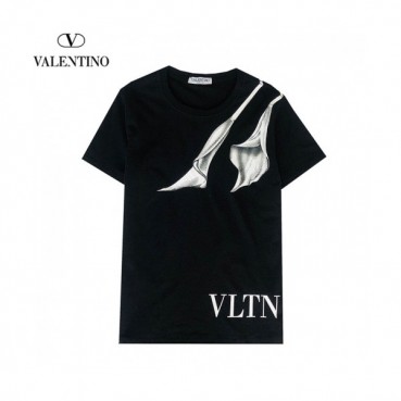 [발렌티노]Valentino 2021 Mens Logo Crew-neck Short Sleeved Tshirts 
