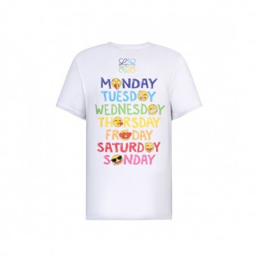[로에베]Loewe 2021 Mm/Wm Smile Short Sleeved Tshirts - 로에베 2021 남자 스마일 실켓 반팔티 Loe0370x.Size(s 