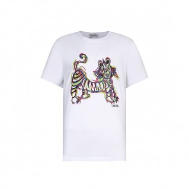 [디올]Dior 2021 Mm/Wm Casual Crew-neck Short Sleeved Tshirts 