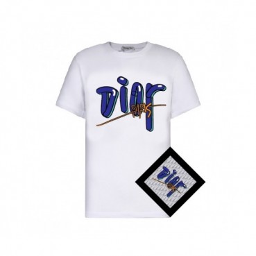 [디올]Dior 2021 Mm/Wm Casual Crew-neck Short Sleeved Tshirts 