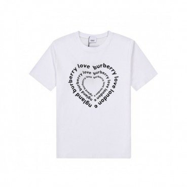 [버버리]Burberry 2021 Mm/Wm Logo Cotton Short Sleeved Tshirts - 버버리 2021 남/녀 로고 코튼 반팔티 Bur03650x.Size(s 