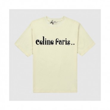 Celine 2021 Mm/Wm Hedi Slimane Logo Cotton Short Sleeved Tshirts - 셀린느 2021 남/녀 로고 코튼 반팔티 Cel0102x.Size(s 