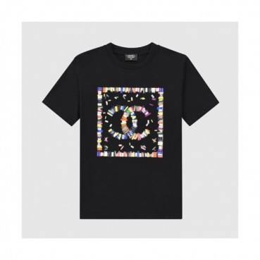 [샤넬]Chanel 2021 Mm/Wm 'CC' Logo Cotton Short Sleeved Tshirts - 샤넬 2021 남/녀 'CC'로고 코튼 반팔티 Cnl0653x.Size(xs 