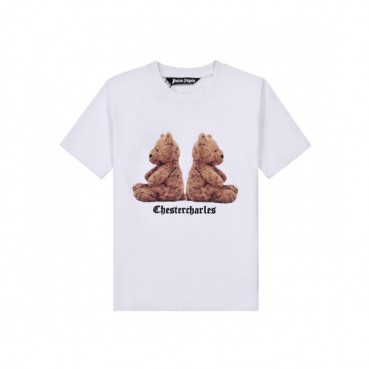 [팜 엔젤스]Palm Angels 2021 Mm/Wm Logo Cotton Short Sleeved Tshirts - 팜 엔젤스 2021 남/녀 로고 코튼 반팔티셔츠 Pam0277x.Size(s 