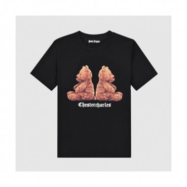 [팜 엔젤스]Palm Angels 2021 Mm/Wm Logo Cotton Short Sleeved Tshirts - 팜 엔젤스 2021 남/녀 로고 코튼 반팔티셔츠 Pam0276x.Size(s 
