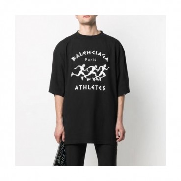 [발렌시아가]Balenciaga 2021 Mm/Wm Logo Cotton Short Sleeved Tshirts - 발렌시아가 2021 남/녀 로고 코튼 반팔티 Bal0922x.Size(s 