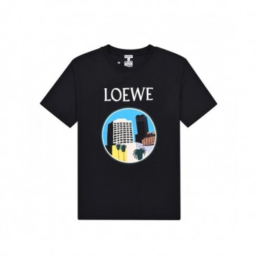 [로에베]Loewe 2021 Mm/Wm Smile Short Sleeved Tshirts - 로에베 2021 남자 스마일 실켓 반팔티 Loe0358x.Size(s 