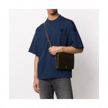 Ami 2020 Mm/Wm Casual Cotton Short Sleeved Tshirt - 아미 2020 남/녀 로고 코튼 캐쥬얼 반팔티 Ami0082x.Size(s 