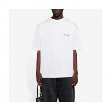 [발렌시아가]Balenciaga 2020 Mm/Wm Logo Cotton Short Sleeved Tshirts - 발렌시아가 2020 남/녀 로고 코튼 반팔티 Bal0909x.Size(xs 