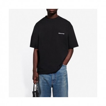 [발렌시아가]Balenciaga 2020 Mm/Wm Logo Cotton Short Sleeved Tshirts - 발렌시아가 2020 남/녀 로고 코튼 반팔티 Bal0908x.Size(xs 