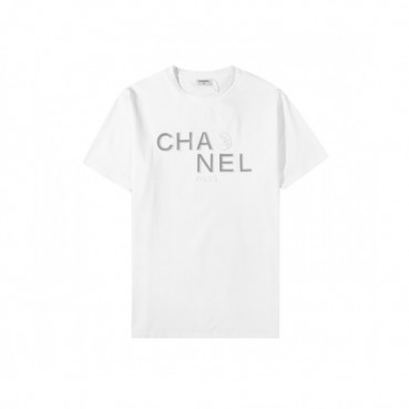 [샤넬]Chanel 2020 Mm/Wm 'CC' Logo Cotton Short Sleeved Tshirts - 샤넬 2020 남/녀 'CC'로고 코튼 반팔티 Cnl0644x.Size(s 