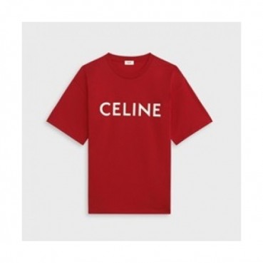 Celine 2020 Mm/Wm Hedi Slimane Logo Cotton Short Sleeved Tshirts - 셀린느 2020 남/녀 로고 코튼 반팔티 Cel0090x.Size(xs 