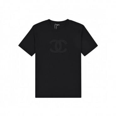 [샤넬]Chanel 2020 Mm/Wm 'CC' Logo Cotton Short Sleeved Tshirts - 샤넬 2020 남/녀 'CC'로고 코튼 반팔티 Cnl0643x.Size(xs 