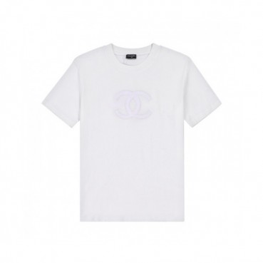 [샤넬]Chanel 2020 Mm/Wm 'CC' Logo Cotton Short Sleeved Tshirts - 샤넬 2020 남/녀 'CC'로고 코튼 반팔티 Cnl0642x.Size(xs 