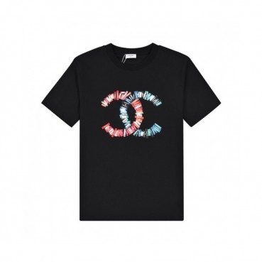 [샤넬]Chanel 2020 Mm/Wm 'CC' Logo Cotton Short Sleeved Tshirts - 샤넬 2020 남/녀 'CC'로고 코튼 반팔티 Cnl0641x.Size(xs 