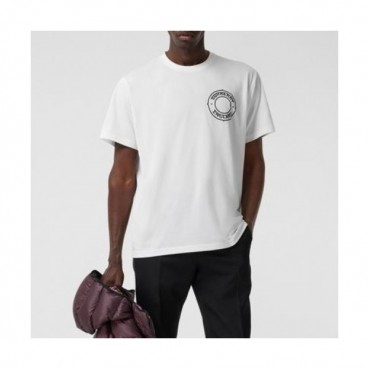 [버버리]Burberry 2020 Mm/Wm Logo Cotton Short Sleeved Tshirts - 버버리 2020 남/녀 로고 코튼 반팔티 Bur03470x.Size(s 