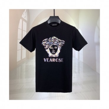 [베르사체]Versace 2020 Mens Logo Short Sleeved Tshirts - 베르사체 2020 남성 메두사 반팔티 Ver0749x.Size(m 