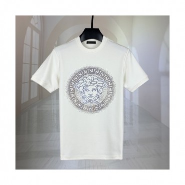[베르사체]Versace 2020 Mens Logo Short Sleeved Tshirts - 베르사체 2020 남성 메두사 반팔티 Ver0748x.Size(m 