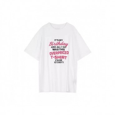 [베트멍]Vetements 2020 Mm/Wm Printing Logo Cotton Short Sleeved Oversize Tshirts - 베트멍 2020 남/녀 프린팅 로고 코튼 오버사이즈 반팔티 Vet0105x.Size(xs 