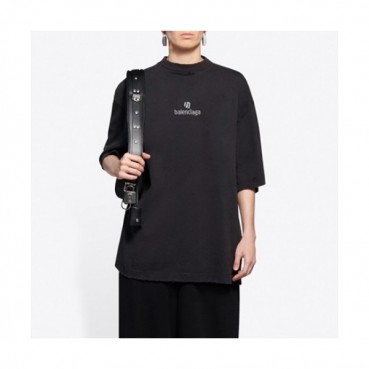 [발렌시아가]Balenciaga 2020 Mm/Wm Logo Cotton Short Sleeved Tshirts - 발렌시아가 2020 남자 로고 오버사이즈 코튼 반팔티 Bal0828x.Size(xs 