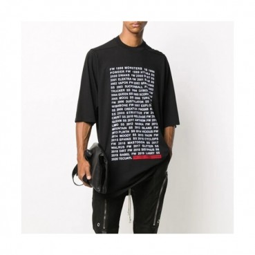 [릭오웬스]Rick Owens 2020 Mens Casual Short Sleeved Thirts - 릭오웬스 2020 남성 캐쥬얼 반팔티 Ric0037x.Size(s 