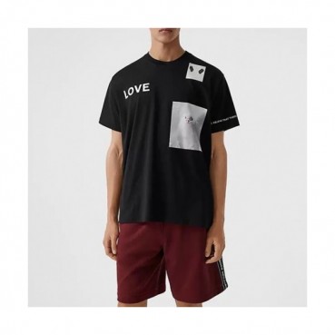 [버버리]Burberry 2020 Mm/Wm Logo Cotton Short Sleeved Tshirts - 버버리 2020 남/녀 로고 코튼 반팔티 Bur03079x.Size(xs 