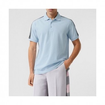 [버버리]Burberry 2020 Mens Logo Cotton Short Sleeved Polo Tshirts - 버버리 2020 남성 로고 코튼 폴로 반팔티 Bur03077x.Size(m 