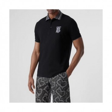 [버버리]Burberry 2020 Mens Logo Cotton Short Sleeved Polo Tshirts - 버버리 2020 남성 로고 코튼 폴로 반팔티 Bur03076x.Size(m 