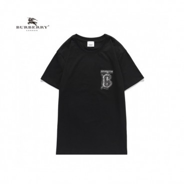 [버버리]Burberry 2020 Mm/Wm Logo Cotton Short Sleeved Tshirts - 버버리 2020 남/녀 로고 코튼 반팔티 Bur03014x.Size(s 