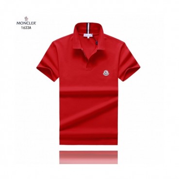 [매장판]Moncler 2020 Mens Logo Short Sleeved Polo Cotton Tshirts - 몽클레어 2020 남성 로고 코튼 폴로 반팔티 Moc01840x.Size(m 