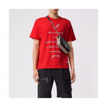[버버리]Burberry 2020 Mm/Wm Logo Cotton Short Sleeved Tshirts - 버버리 2020 남/녀 로고 코튼 반팔티 Bur02979x.Size(xs 